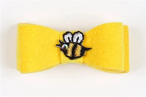 Susan Lanci Bee Hair Bows -Sunshine