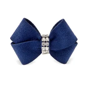 Susan Lanci Scotty Nouveau Hair Bow - Indigo