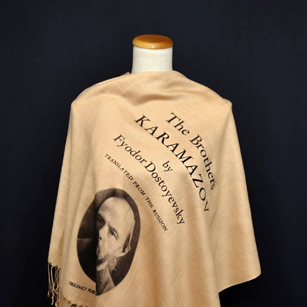 The Brothers Karamazov by Fyodor Dostoyevsky shawl/scarf - English version