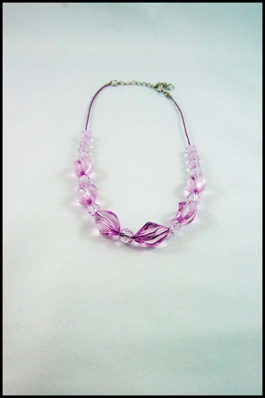 Translucent Beveled Choker