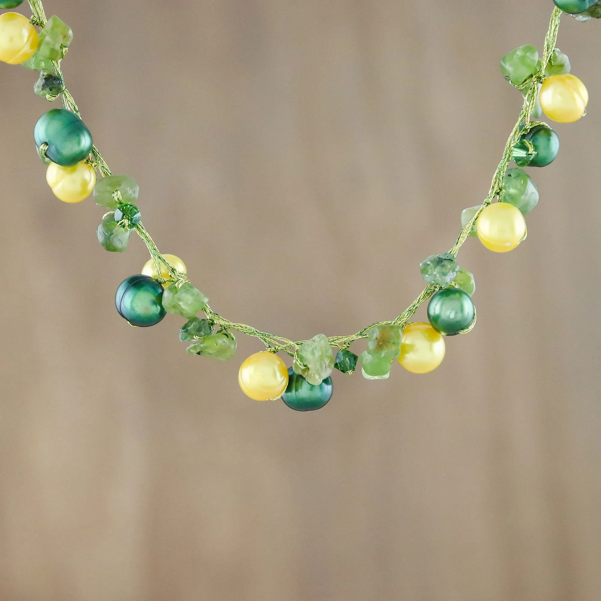 Tropical Elite Beaded Necklace