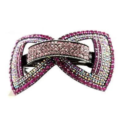 Tuxedo Hair Bow Tie Barrette