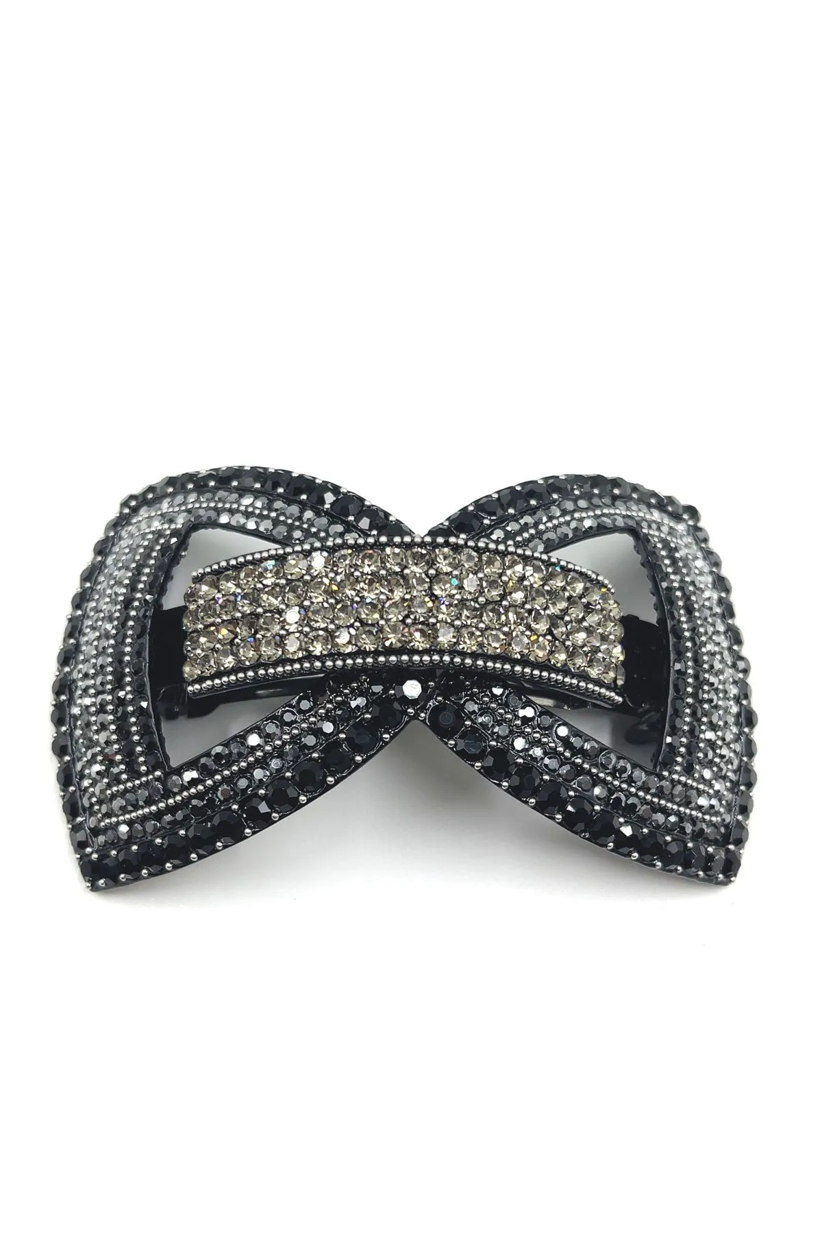 Tuxedo Hair Bow Tie Barrette