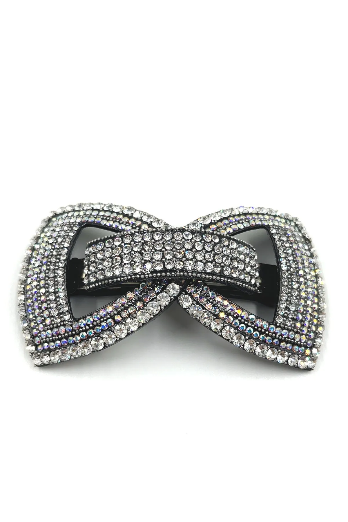 Tuxedo Hair Bow Tie Barrette