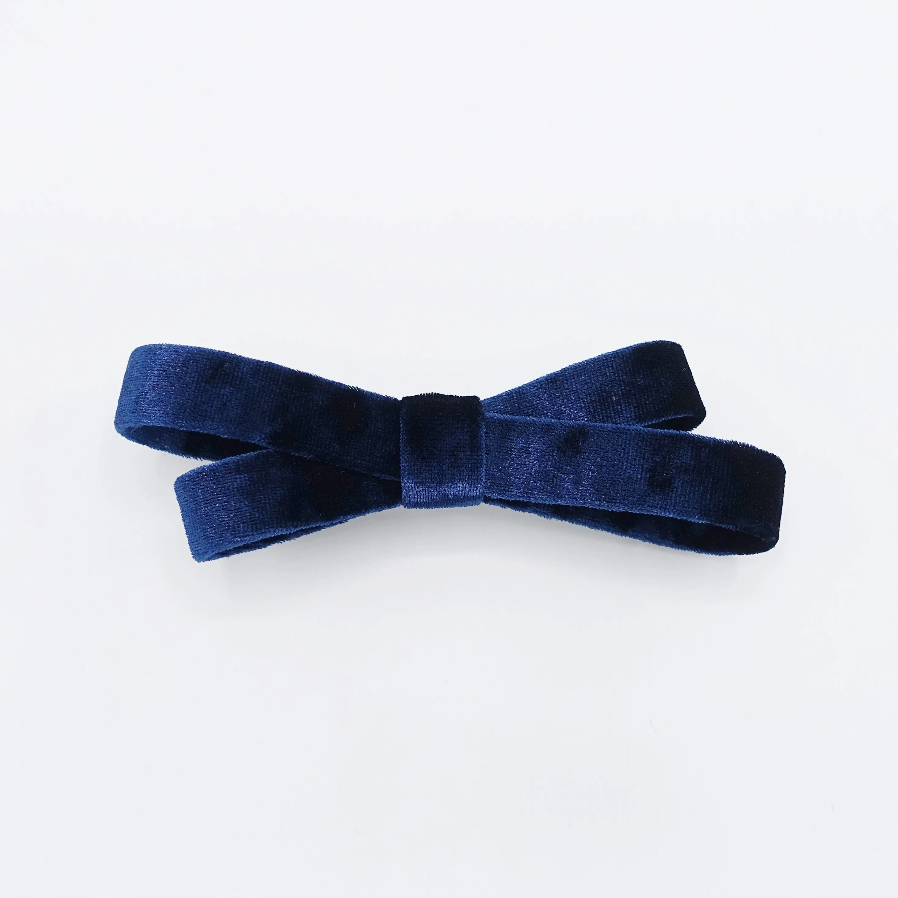 velvet bow barrette, velvet ribbon barrette, hair accessory shop for women