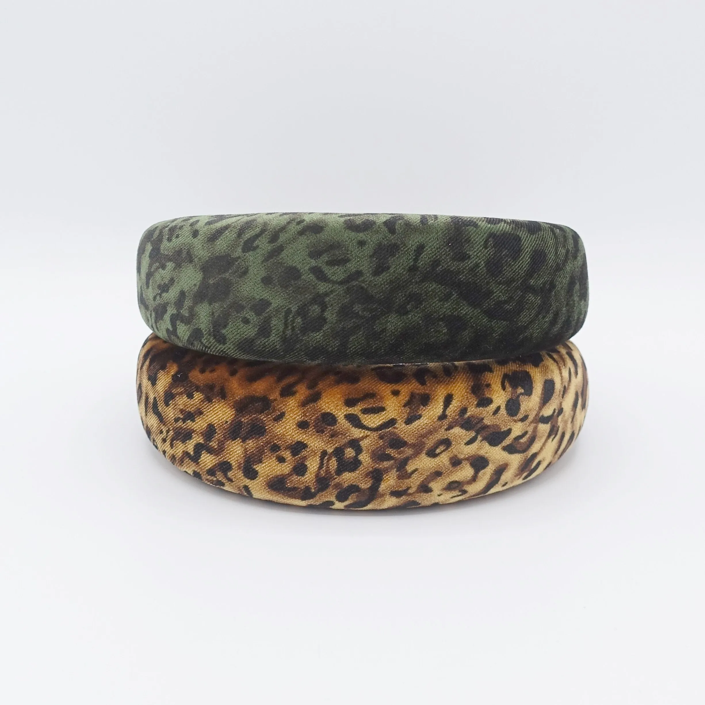 velvet headband leopard print hairband