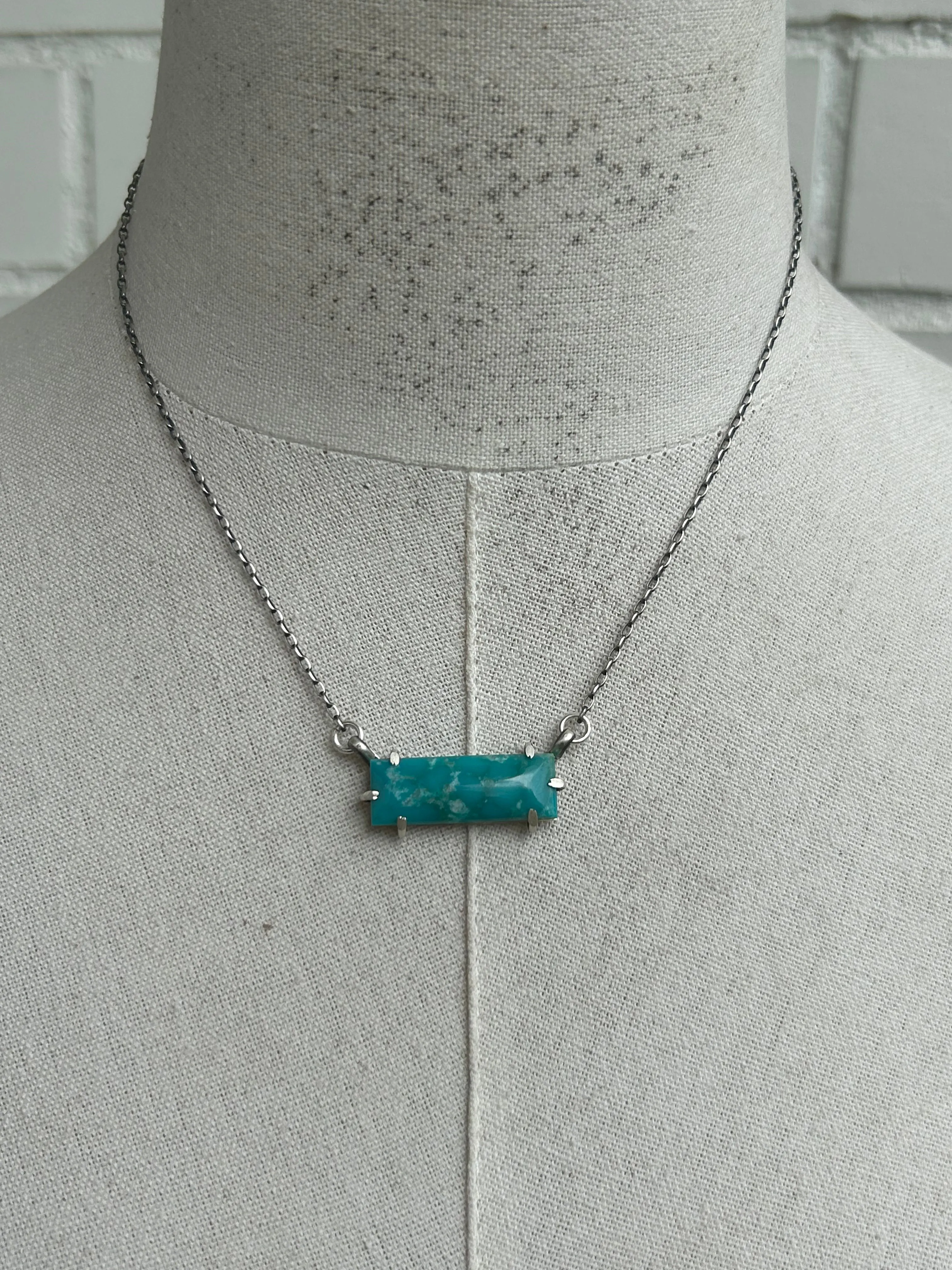 Waterproof Kingman Bar Necklace #35