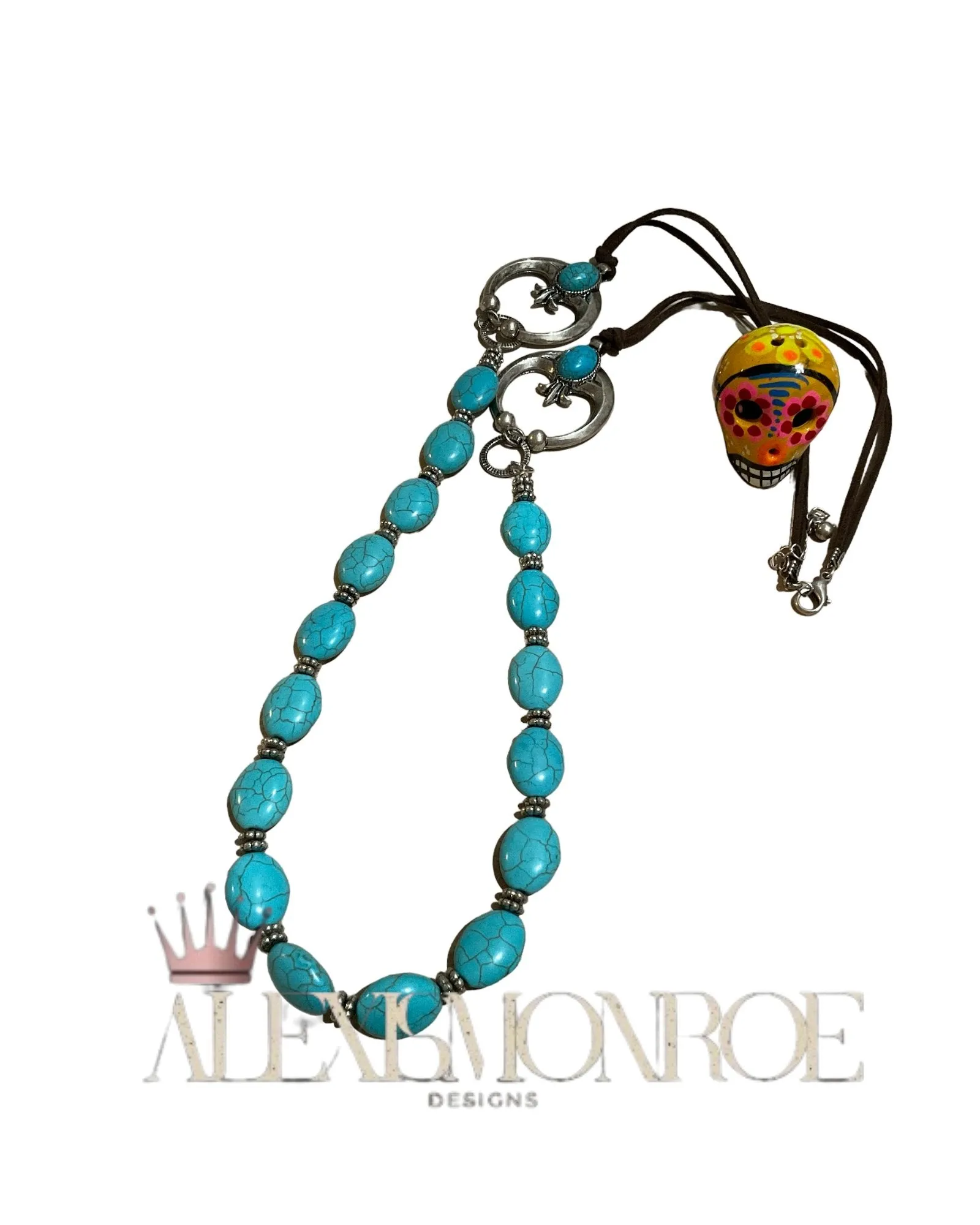 Willow Moon Turquoise Beaded Necklace