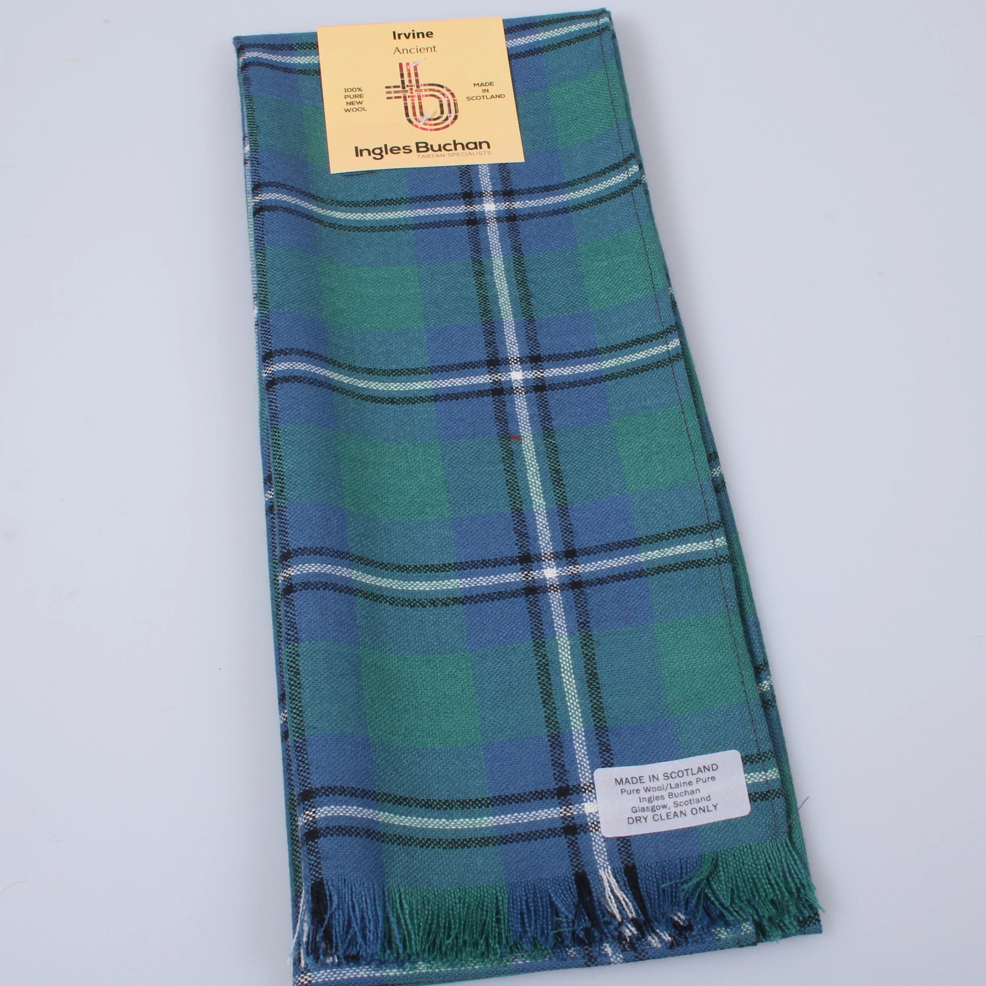 Wool Scarf in Irvine Ancient Tartan