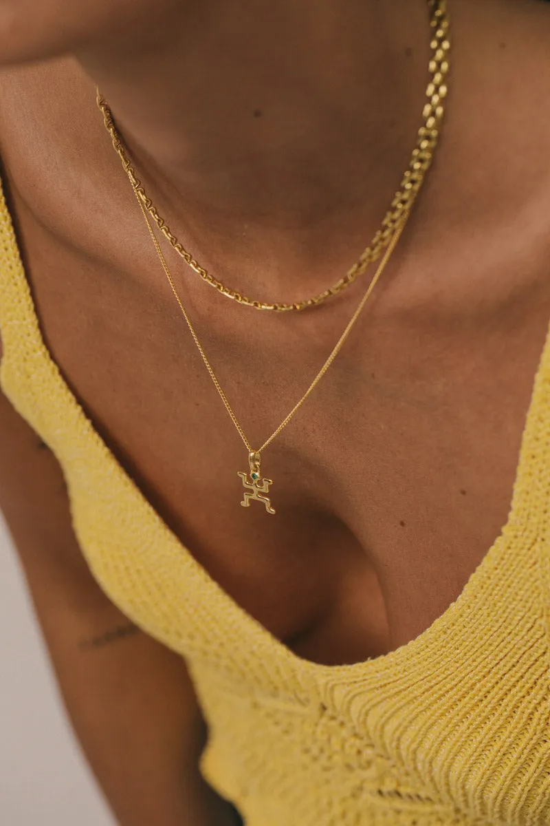 Yannis necklace gold plated